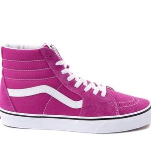 Womens Fuschia High Top Vans 🕺